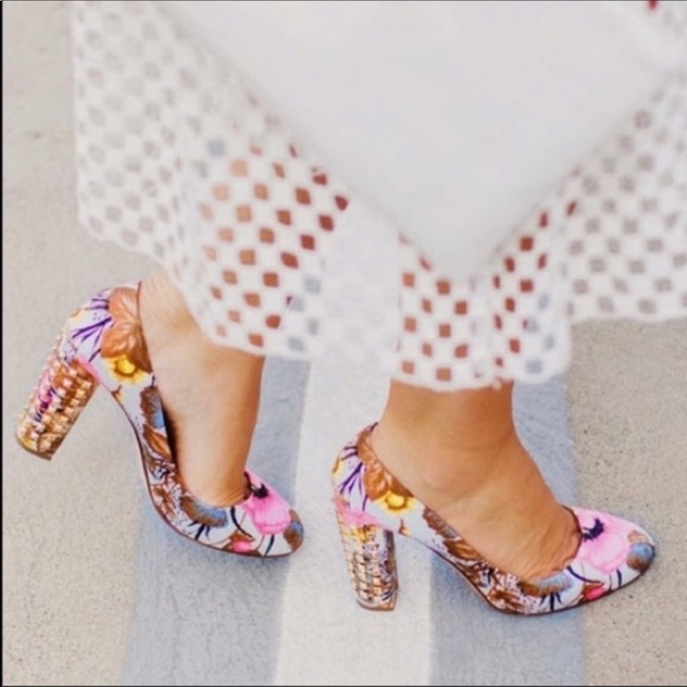 J. Crew Etta studded heels